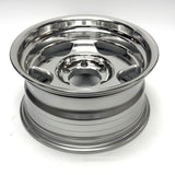 Stealth Custom Series F5 17X8.5 Polished W/SILVER WINDOWS -10 OFFSET set of 4
