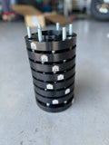 TOP NOTCH  2022-UP TUNDRA TO 96-23 TACOMA 96-24 4RUNNER WHEEL ADAPTERS 1.0''-PT# TNA1.0TUNTOTACOPR (C4)