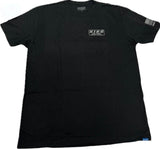 KING SHOCKS BLACK CVC CREW TEE W/ GREY LOGO