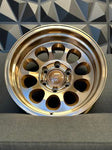 Stealth Custom Series BLAZE10 BRUSHED COPPER 17X9 -38 set of 4