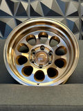 Stealth Custom Series BLAZE10 BRUSHED COPPER 17X9 -38 set of 4