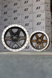 Stealth Custom Series BR6 17X9 -38 MATTE DARK BRONZE W MACH LIP set of 4