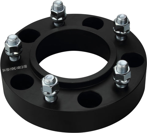 1.5" HUB CENTRIC WHEEL SPACERS PAIR BLACK 5X150- PT# 1.5HC07TUNBK2 (D4)