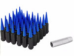 SPK8-14150BL Gorilla Automotive Spiked Lug Nut Kit (BLACK / BLUE)