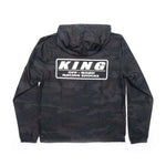 KING SHOCKS BLACK CAMO WINDBREAKER- PT# APP-KCW-100-BC