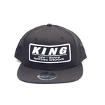 KING SHOCKS TRUCKER BLACK HAT W/WHITE LOGO- PT# APP-TH010