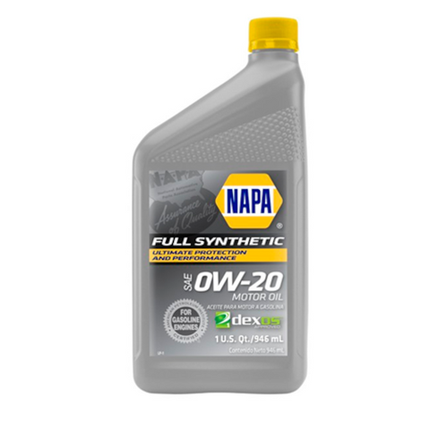 NAPA Motor Oil 0W20 Full Synthetic 1 qt - 75540