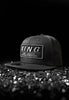 KING SHOCKS 9FIFTY BLACK W/ BLACK CHROME LOGO (SNAPBACK) PT# APP-SB003