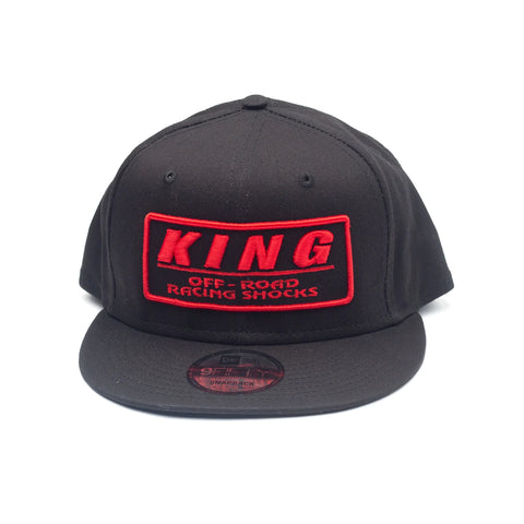 KING SHOCKS SNAPBACK BLACK HAT W/RED LOGO- PT# APP-TH013