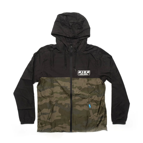 KING SHOCKS FOREST CAMO WINDBREAKER- PT# APP-KCW-100-GC