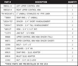 TOTAL CHAOS FABRICATION TUBULAR HEIM PIVOT UCA 96-04 Tacoma, 96-02 4Runner - FREE SHIPPING- PT# 96500-H (F3)