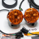 NACHO OFFROAD LIGHTING TOYOTA SAE PLUG N PLAY AMBER FOG KIT PN: V3TO1KASO
