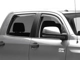 WEATHERTECH 07-21 TUNDRA WINDOW DEFLECTOR FRONT& REAR SET- DARK TINT- PT# 84450 (HP4-2)