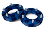 1" HUB CENTRIC WHEEL SPACERS PAIR BLUE 6X5.5 / 6X139.7 - 1.0HCTACOBL2