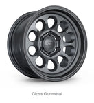 Stealth Custom Series Blaze10 17X9 -38 GLOSS GUNMETAL set of 4