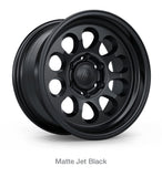 Stealth Custom Series Blaze10 17X8.5 +20 MATTE JET BLACK set of 4