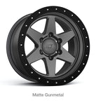 Stealth Custom Series BR6 17X9 -38 Matte GUNMETAL set of 4