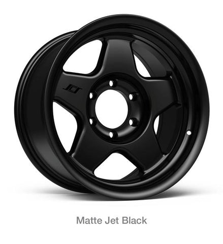 Stealth Custom Series F5 17X9 -38 MATTE JET BLACK set of 4