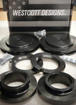 WESTCOTT 2023-2024 Toyota Sequoia TRD PRO Preload (Black Anodized) Collar Lift Kit- PT#35502 (E3)