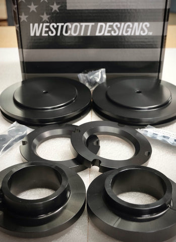 WESTCOTT 2023-2024 Toyota Sequoia TRD PRO Preload (Black Anodized) Collar Lift Kit- PT#35502