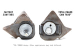 TOTAL CHAOS LOWER CONTROL ARM CAM TAB GUSSETS - 3RD GEN TACO 16-23 + MORE - PT# 59860-10FJ (PEG)