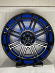 XD SERIES - XD850 CAGE Gloss Black with Gray Tint 22x10 -18 Offset, 6x135 Bolt Pattern, 87.1mm Hub SET OF 4