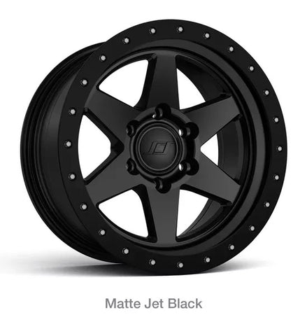 Stealth Custom Series BR6 17X9 -38 Matte Jet Black set of 4