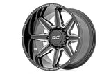 ROUGH COUNTRY 91M SERIES WHEEL 91201212M 20X12 6X5.5 BORE 106 SET OF 4