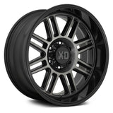 XD SERIES - XD850 CAGE Gloss Black with Gray Tint 22x10 -18 Offset, 6x135 Bolt Pattern, 87.1mm Hub SET OF 4